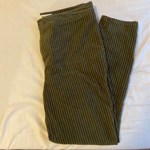 Corduroy ankle pants
